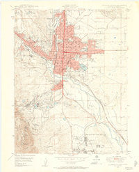 Colorado Springs Colorado Historical topographic map, 1:24000 scale, 7.5 X 7.5 Minute, Year 1948
