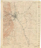 Colorado Springs Colorado Historical topographic map, 1:125000 scale, 30 X 30 Minute, Year 1909