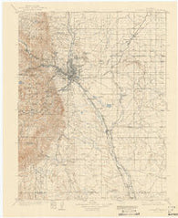 Colorado Springs Colorado Historical topographic map, 1:125000 scale, 30 X 30 Minute, Year 1909