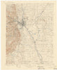 Colorado Springs Colorado Historical topographic map, 1:125000 scale, 30 X 30 Minute, Year 1909