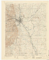 Colorado Springs Colorado Historical topographic map, 1:125000 scale, 30 X 30 Minute, Year 1909