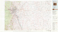 Colorado Springs Colorado Historical topographic map, 1:100000 scale, 30 X 60 Minute, Year 1981