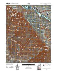Colorado National Monument Colorado Historical topographic map, 1:24000 scale, 7.5 X 7.5 Minute, Year 2010