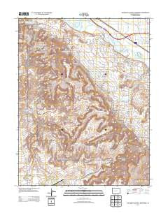 Colorado National Monument Colorado Historical topographic map, 1:24000 scale, 7.5 X 7.5 Minute, Year 2013