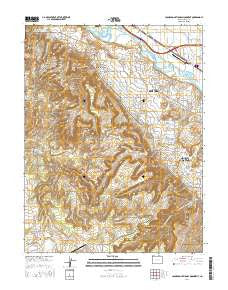 Colorado National Monument Colorado Current topographic map, 1:24000 scale, 7.5 X 7.5 Minute, Year 2016
