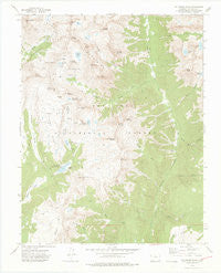 Columbine Pass Colorado Historical topographic map, 1:24000 scale, 7.5 X 7.5 Minute, Year 1973