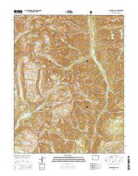 Columbine Pass Colorado Current topographic map, 1:24000 scale, 7.5 X 7.5 Minute, Year 2016