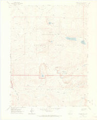 Comanche Peak Colorado Historical topographic map, 1:24000 scale, 7.5 X 7.5 Minute, Year 1962