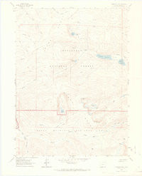 Comanche Peak Colorado Historical topographic map, 1:24000 scale, 7.5 X 7.5 Minute, Year 1962