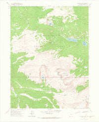 Comanche Peak Colorado Historical topographic map, 1:24000 scale, 7.5 X 7.5 Minute, Year 1962