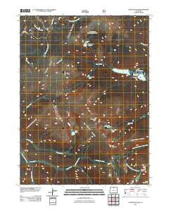 Comanche Peak Colorado Historical topographic map, 1:24000 scale, 7.5 X 7.5 Minute, Year 2011