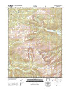 Comanche Peak Colorado Historical topographic map, 1:24000 scale, 7.5 X 7.5 Minute, Year 2013