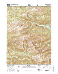 Comanche Peak Colorado Current topographic map, 1:24000 scale, 7.5 X 7.5 Minute, Year 2016