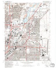 Commerce City Colorado Historical topographic map, 1:24000 scale, 7.5 X 7.5 Minute, Year 1965