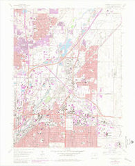 Commerce City Colorado Historical topographic map, 1:24000 scale, 7.5 X 7.5 Minute, Year 1965