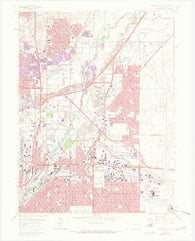 Commerce City Colorado Historical topographic map, 1:24000 scale, 7.5 X 7.5 Minute, Year 1965