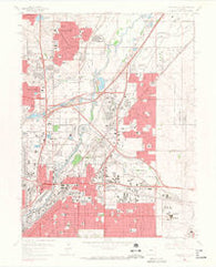 Commerce City Colorado Historical topographic map, 1:24000 scale, 7.5 X 7.5 Minute, Year 1965