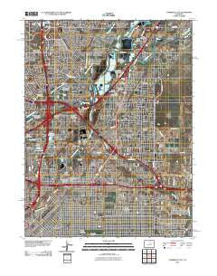 Commerce City Colorado Historical topographic map, 1:24000 scale, 7.5 X 7.5 Minute, Year 2010
