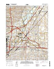 Commerce City Colorado Current topographic map, 1:24000 scale, 7.5 X 7.5 Minute, Year 2016