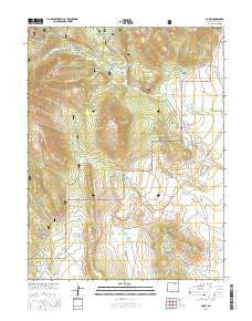 Como Colorado Current topographic map, 1:24000 scale, 7.5 X 7.5 Minute, Year 2016