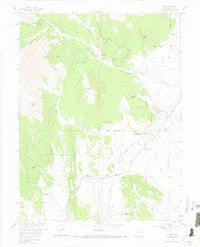 Como Colorado Historical topographic map, 1:24000 scale, 7.5 X 7.5 Minute, Year 1957