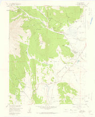 Como Colorado Historical topographic map, 1:24000 scale, 7.5 X 7.5 Minute, Year 1957