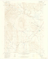 Como Colorado Historical topographic map, 1:24000 scale, 7.5 X 7.5 Minute, Year 1957