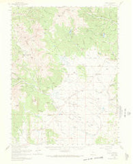 Como Colorado Historical topographic map, 1:62500 scale, 15 X 15 Minute, Year 1958
