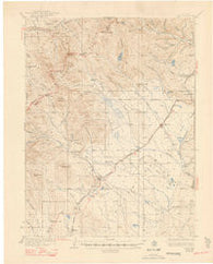 Como Colorado Historical topographic map, 1:62500 scale, 15 X 15 Minute, Year 1937
