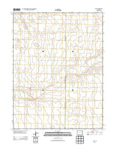 Cope Colorado Historical topographic map, 1:24000 scale, 7.5 X 7.5 Minute, Year 2013