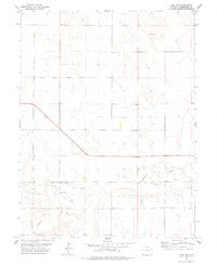 Cope NW Colorado Historical topographic map, 1:24000 scale, 7.5 X 7.5 Minute, Year 1978