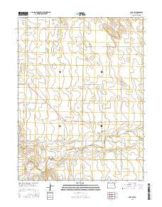 Cope NW Colorado Current topographic map, 1:24000 scale, 7.5 X 7.5 Minute, Year 2016