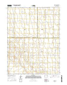 Cope SE Colorado Current topographic map, 1:24000 scale, 7.5 X 7.5 Minute, Year 2016