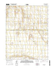 Cope SW Colorado Current topographic map, 1:24000 scale, 7.5 X 7.5 Minute, Year 2016