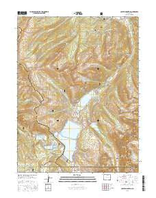 Copper Mountain Colorado Current topographic map, 1:24000 scale, 7.5 X 7.5 Minute, Year 2016