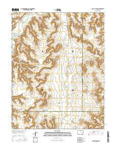 Corbin Canyon Colorado Current topographic map, 1:24000 scale, 7.5 X 7.5 Minute, Year 2016
