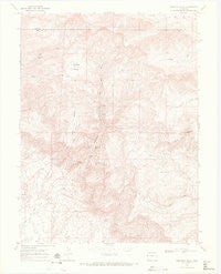 Corcoran Peak Colorado Historical topographic map, 1:24000 scale, 7.5 X 7.5 Minute, Year 1968