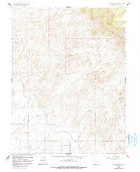 Corcoran Point Colorado Historical topographic map, 1:24000 scale, 7.5 X 7.5 Minute, Year 1962