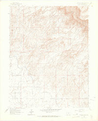 Corcoran Point Colorado Historical topographic map, 1:24000 scale, 7.5 X 7.5 Minute, Year 1962