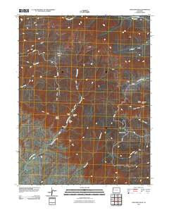 Corcoran Peak Colorado Historical topographic map, 1:24000 scale, 7.5 X 7.5 Minute, Year 2010