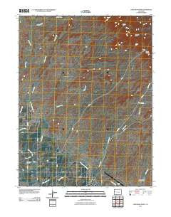 Corcoran Point Colorado Historical topographic map, 1:24000 scale, 7.5 X 7.5 Minute, Year 2010