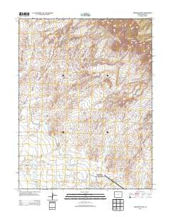 Corcoran Point Colorado Historical topographic map, 1:24000 scale, 7.5 X 7.5 Minute, Year 2013