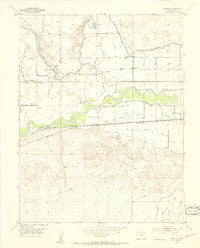 Cornelia Colorado Historical topographic map, 1:24000 scale, 7.5 X 7.5 Minute, Year 1953