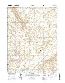 Cornish Colorado Current topographic map, 1:24000 scale, 7.5 X 7.5 Minute, Year 2016