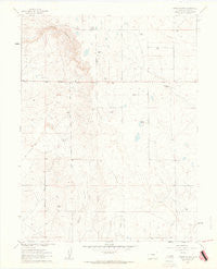 Corral Bluffs Colorado Historical topographic map, 1:24000 scale, 7.5 X 7.5 Minute, Year 1961