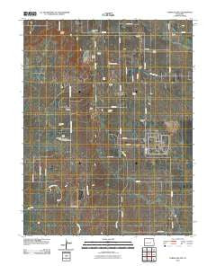 Corral Bluffs Colorado Historical topographic map, 1:24000 scale, 7.5 X 7.5 Minute, Year 2010