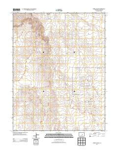 Corral Bluffs Colorado Historical topographic map, 1:24000 scale, 7.5 X 7.5 Minute, Year 2013
