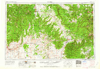 Cortez Colorado Historical topographic map, 1:250000 scale, 1 X 2 Degree, Year 1962