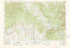 Cortez Colorado Historical topographic map, 1:250000 scale, 1 X 2 Degree, Year 1956