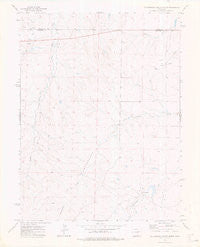 Cottonwood Valley North Colorado Historical topographic map, 1:24000 scale, 7.5 X 7.5 Minute, Year 1973